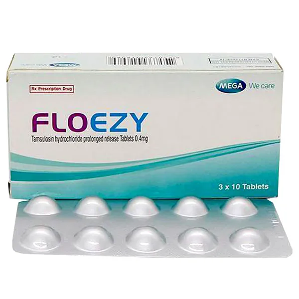 Thuốc điều trị viêm đường tiết niệu Floezy 0,4mg hộp 30 viên