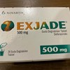 Thuốc điều trị tình trạng thừa sắt Exjade 500mg hộp 28 viên