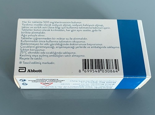 Thuốc kháng sinh Klacid MR 500mg hộp 14 viên