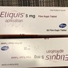 Thuốc điều trị và dự phòng huyết khối Eliquis 5mg 56 viên