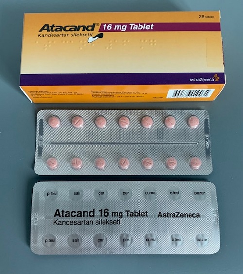 Thuốc trị Huyết áp Atacand 16mg 28 viên