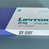 Thuốc hạ mỡ máu Lipitor 20mg hộp 30 viên