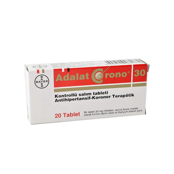 Thuốc Adalat Crono 30 mg 20 viên