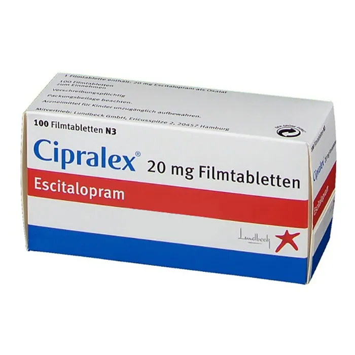 Thuốc chống trầm cảm Cipralex 20mg hộp 28 viên