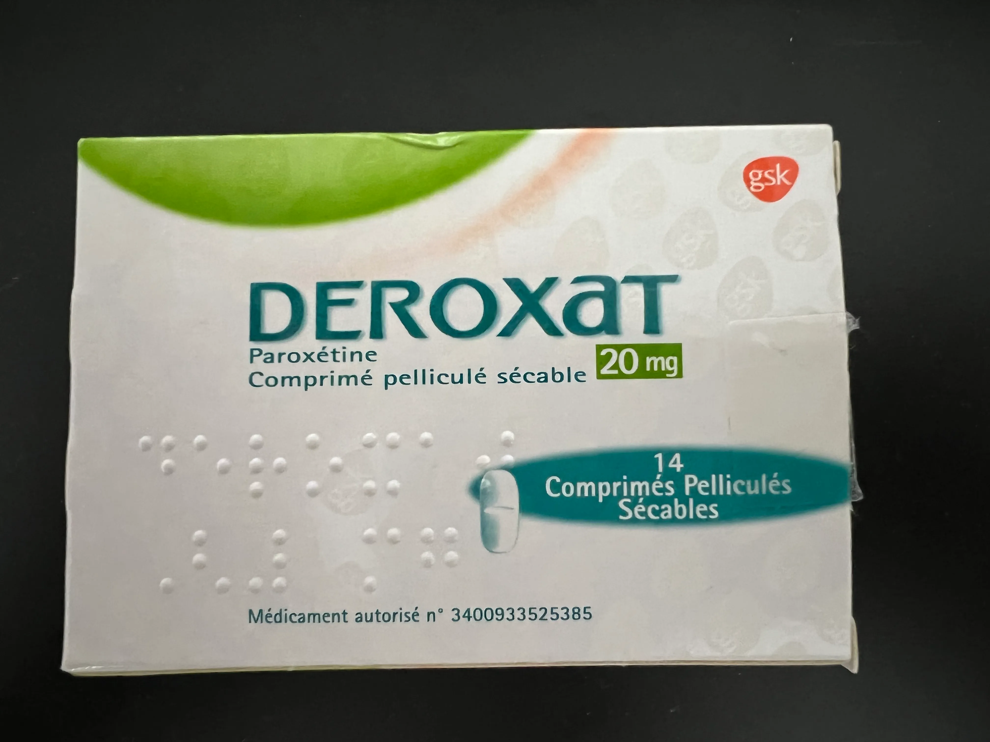 Deroxat 20mg hộp 14 viên   