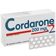 Thuốc điều trị rối loạn nhịp tim Cordarone 200mg 30 viên