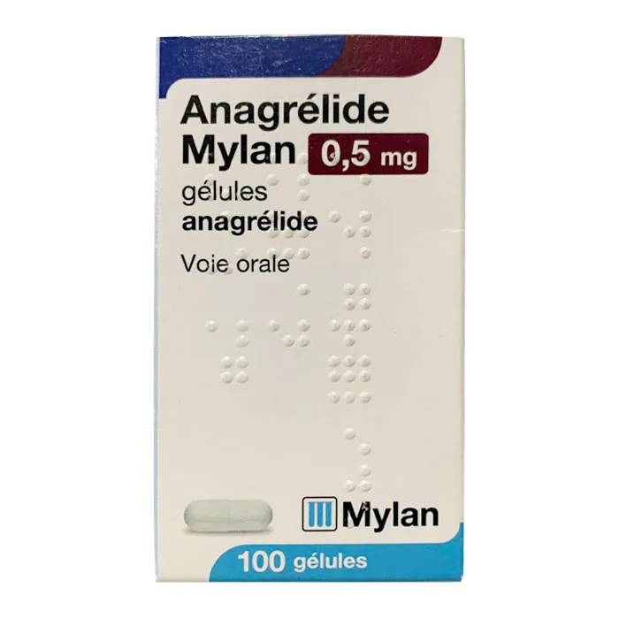 Anagrelide 0.5mg 100 viên 