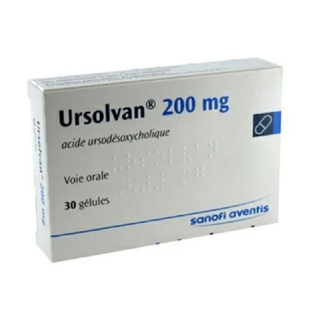 Thuốc điều trị sỏi mật Ursolvan 200mg 30 viên