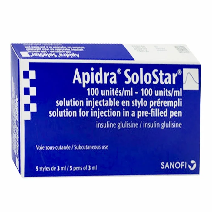 Thuốc điều trị tiểu đường Apidra SoloStar 100U/ml hộp 5 bút