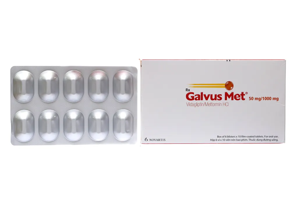 Galvus Met 50mg/1000mg 60 viên 