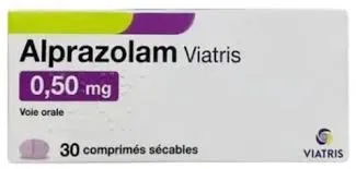 Thuốc điều trị trầm cảm, lo âu Alprazolam 0.5mg hộp 30 viên