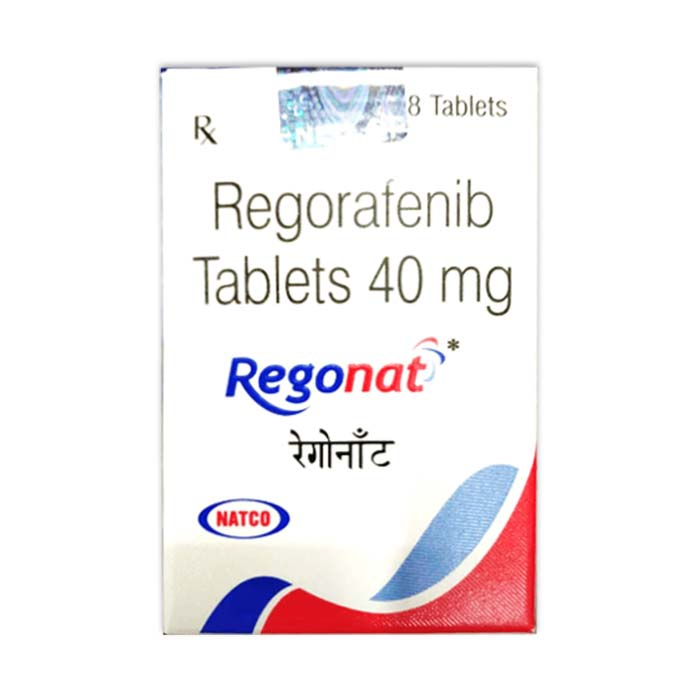 Thuốc điều trị ung thư đại trực tràng Regonat 40mg lọ 28 viên