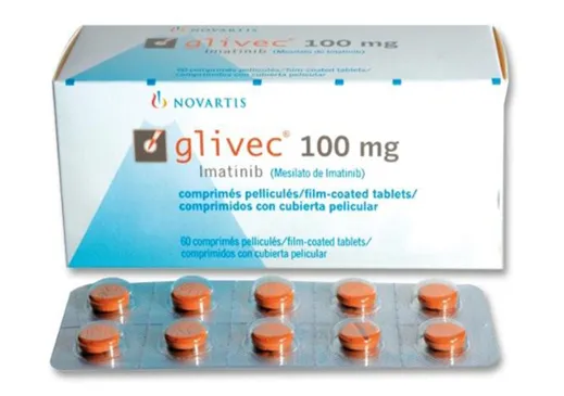 Glivec 100 mg hộp 60 viên