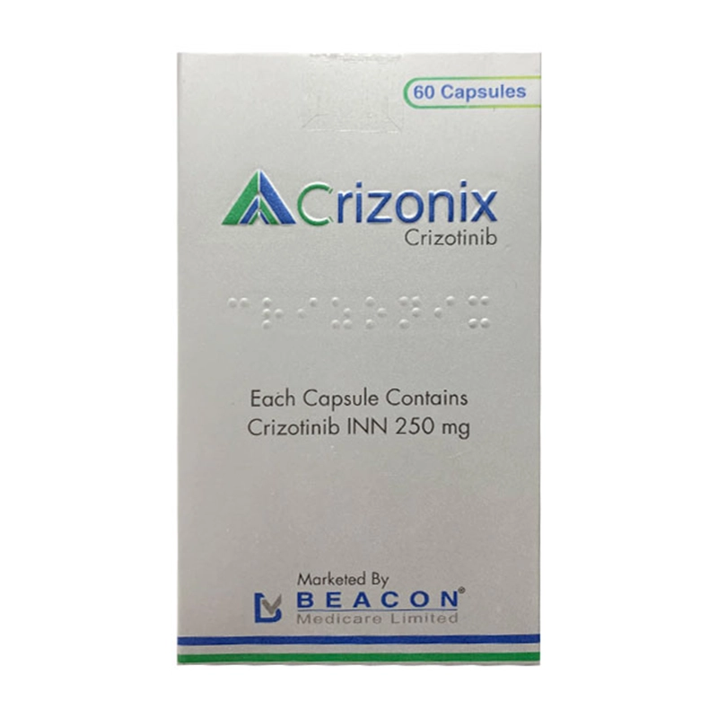 Thuốc điều trị ung thư phổi Crizonix 250mg hộp 60 viên