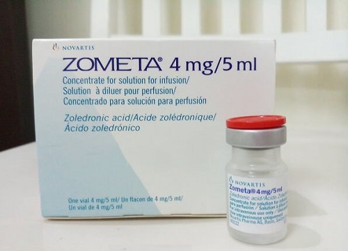 Thuốc điều trị ung thư tủy xương ZOMETA 4mg/100ml hộp 1 lọ