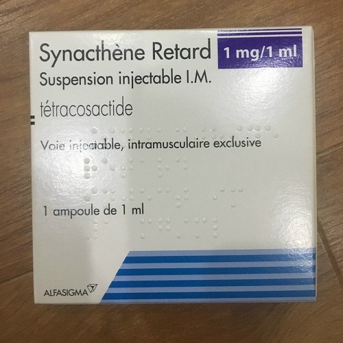 Thuốc điều trị viêm khớp, thấp khớp Synacthene Retard 1mg/1ml hộp 1 ống