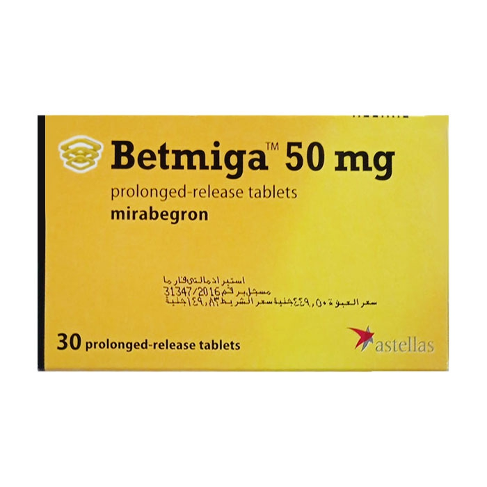 Betmiga 50mg hộp 30 viên 