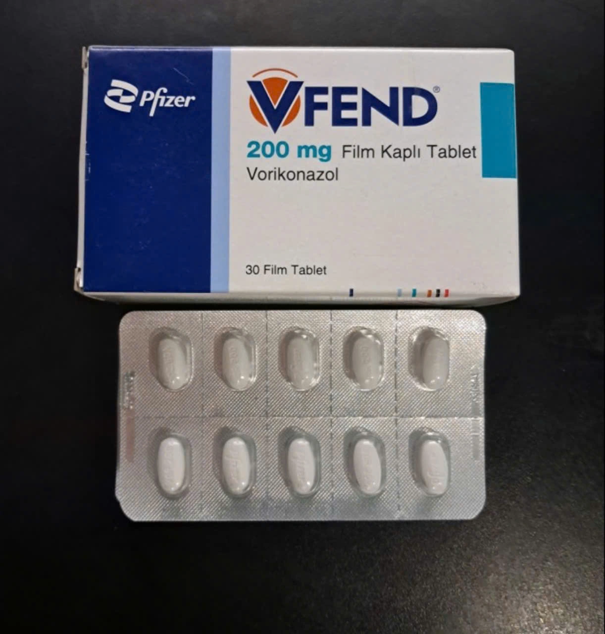 Thuốc kháng nấm VFEND 200mg hộp 30 viên