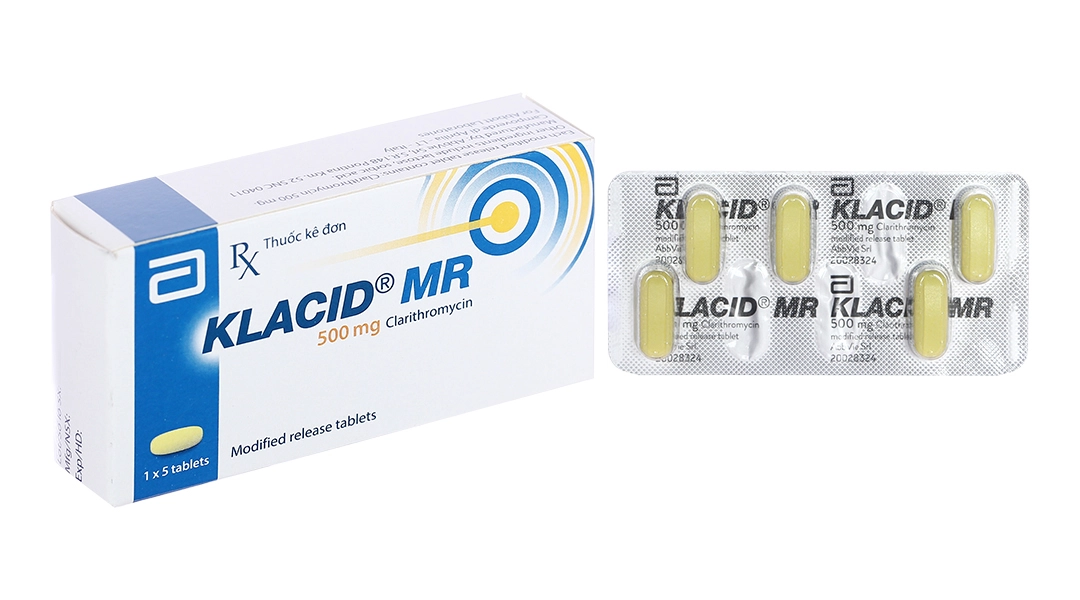 Klacid 500mg hộp 14 viên 