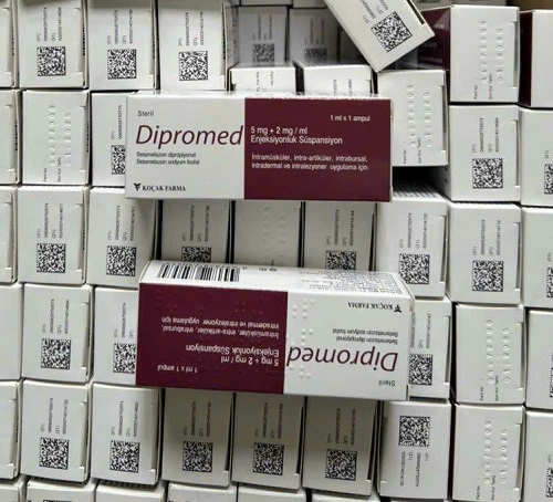 Thuốc kháng viêm Dipromed 5mg + 2mg/ml hộp 1 ống