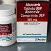 Thuốc phối hợp điều trị HIV/AIDS Abacavir 300mg hộp 60 viên