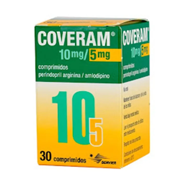 Coveram 10 mg + 5 mg 30 viên