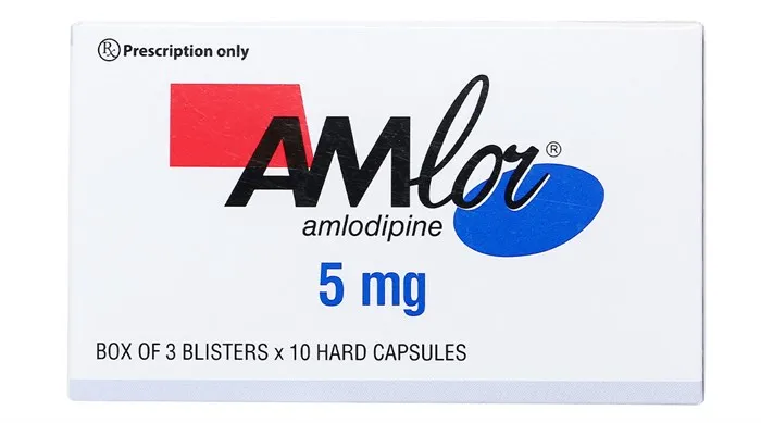 Thuốc trị tăng huyết áp Amlor 5mg 30 viên