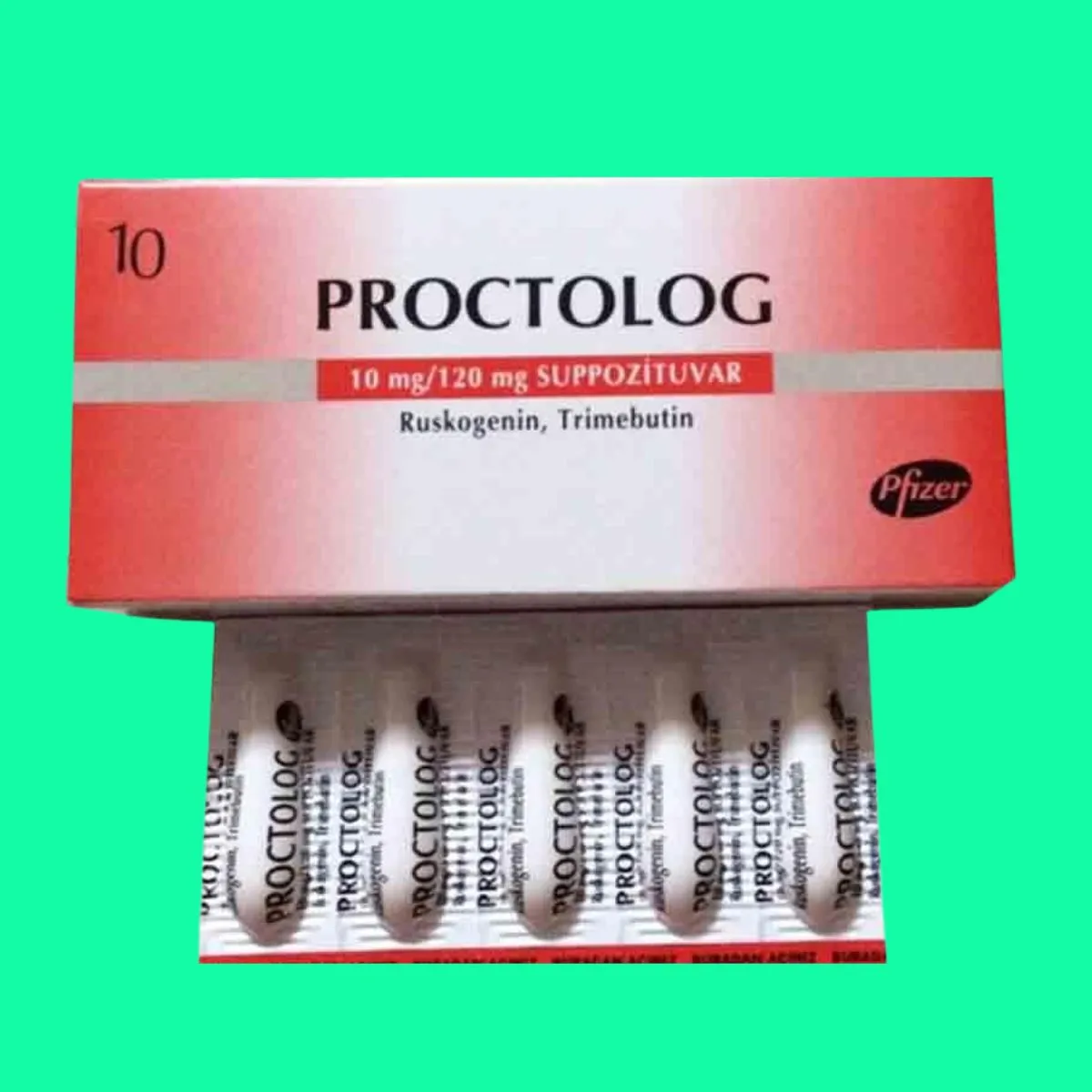 Proctolog 10mg/120mg 10 viên 