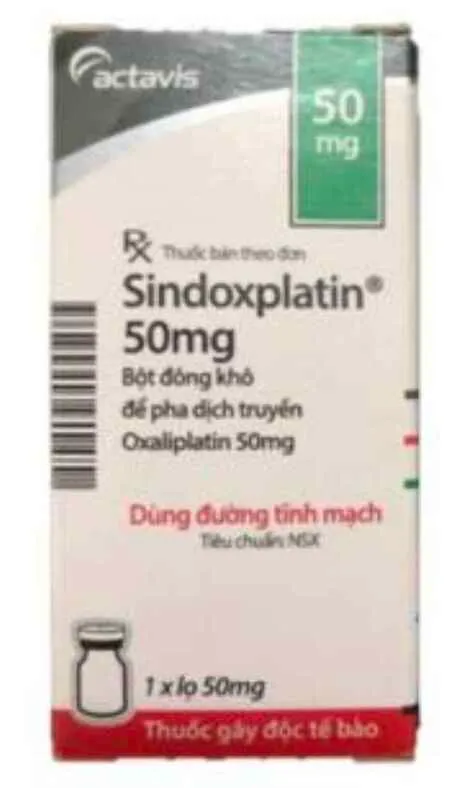 Sindoxplatin 50mg hộp 1 lọ 