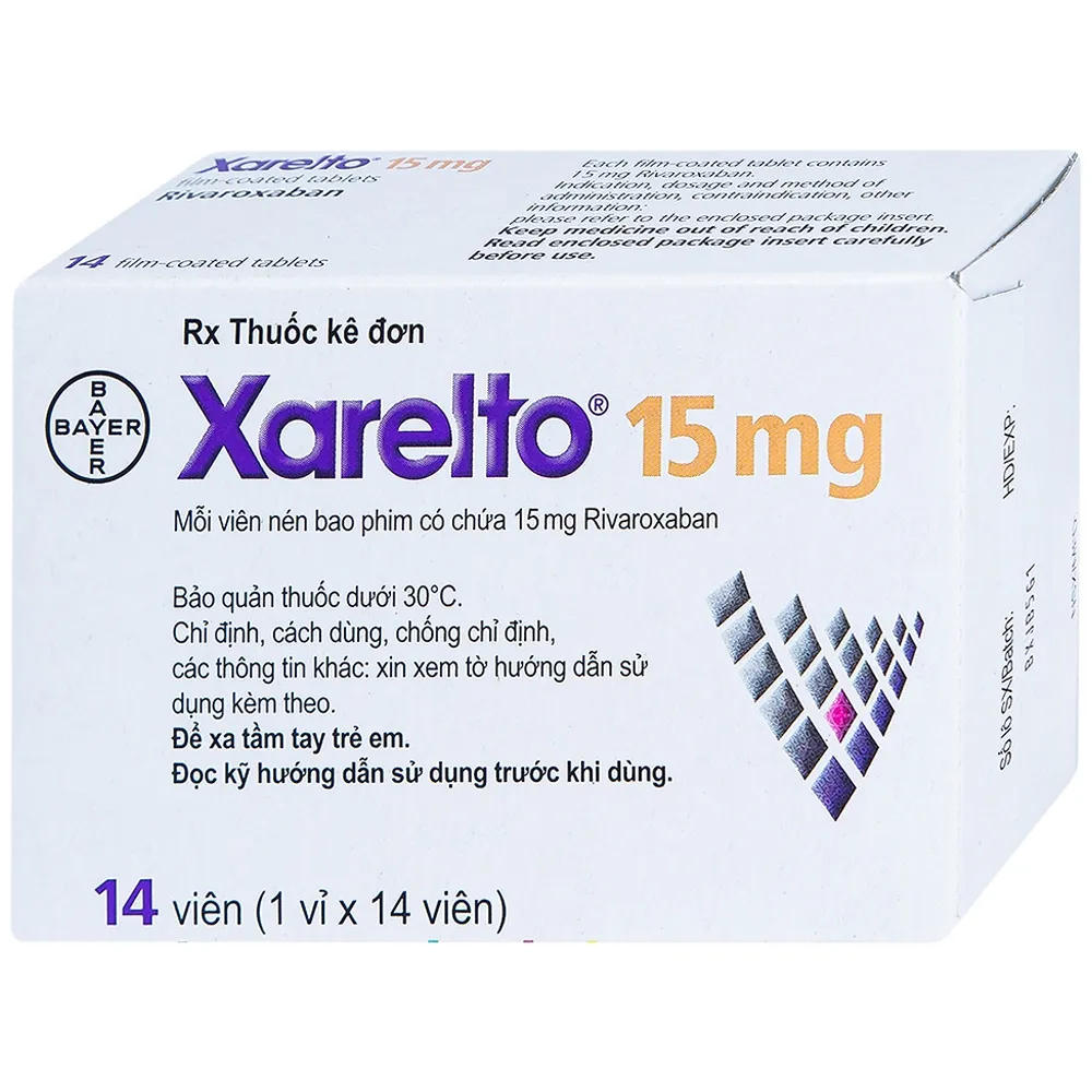 Xarelto 15mg 28 viên 